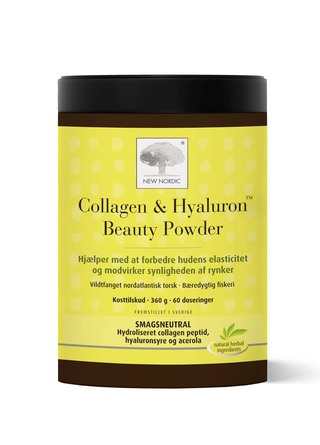 New Nordic Collagen & Hyaluronsyre Beauty Powder 360G