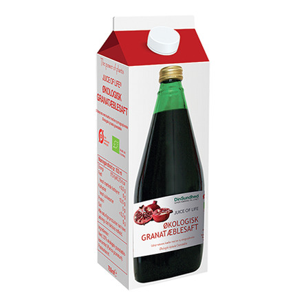 Livets frugt Granatæblesaft Ø u. tilsat sukker 700 ml