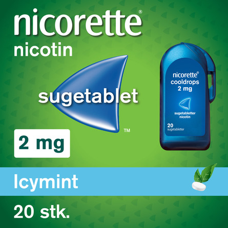 Nicorette® Cooldrops IcyMint sugetabletter 20 stk