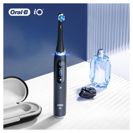 Oral-B iO Ultimate Clean Børstehoveder, Sort 2 stk