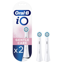 Oral-B iO Gentle Care Børstehoveder, Hvid 2 stk