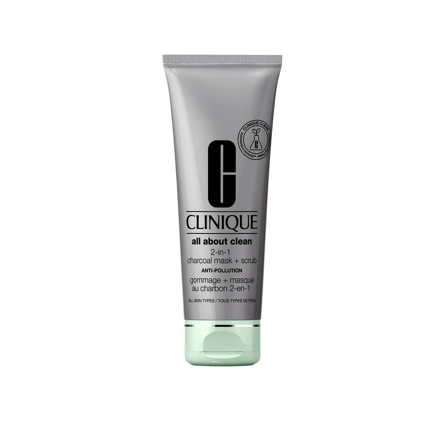 Clinique All About Clean Charcoal Mask + Scrub Anti-Pollution 100 ml 100 ml