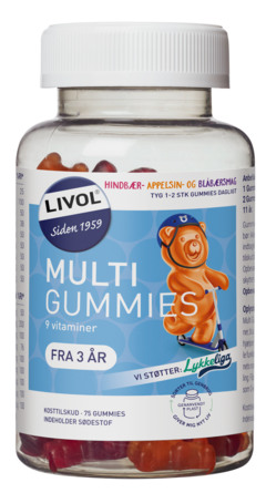 Livol Vitaminbjørne Original 75 stk.