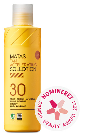 Matas Striber Tan Accelerating Sollotion SPF 30 Uden Parfume 200 ml