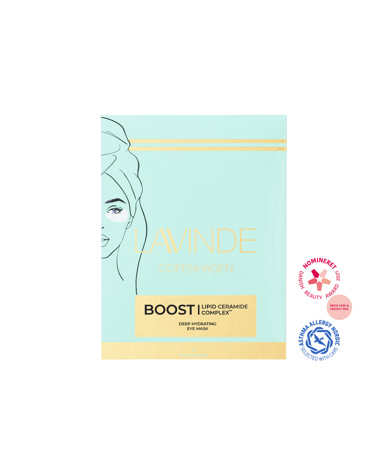 Køb Lavinde Copenhagen BOOST Deep Hydrating Eye Mask 2 treatments Matas