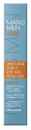 Matas Striber Men Anti Age 3-in-1 Eye Gel Roll-on til Sensitiv Hud Uden Parfume 15 ml