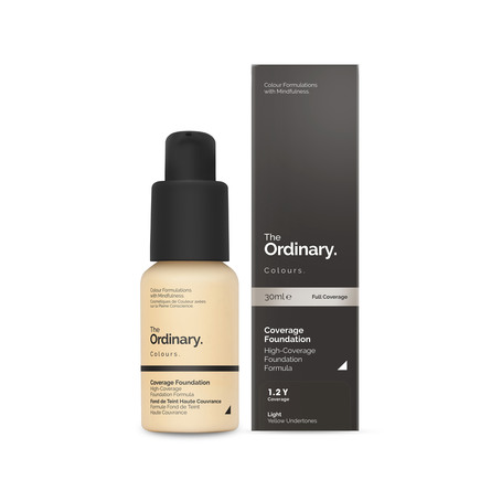 The Ordinary Coverage Foundation 1.2 Y Light Yellow