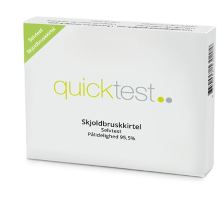 Quicktest Selvtest Skjoldbrusk 1 stk