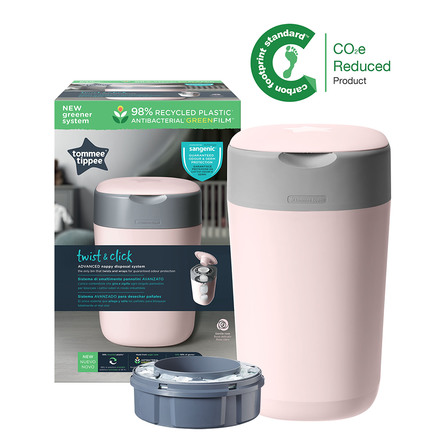 Tommee Tippee Sangenic Twist & Click Pink Blespand Inkl. 1 refill
