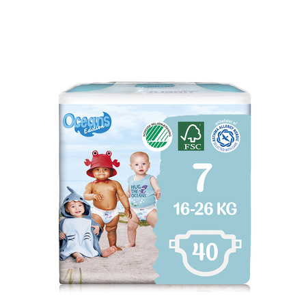 Libero Comfort str 7 Bleer 40 stk