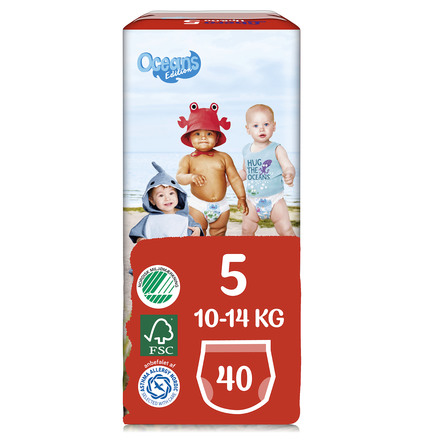 Libero Up&Go str 5 Bleer 40 stk
