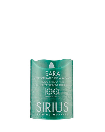 Sirius Sara Bloklys Grøn Ø7,5xH10cm