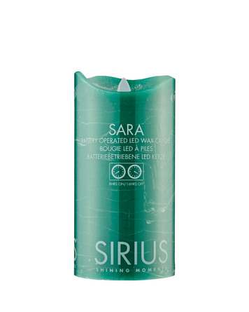 Sirius Sara bloklys Grøn Ø7,5xH15cm