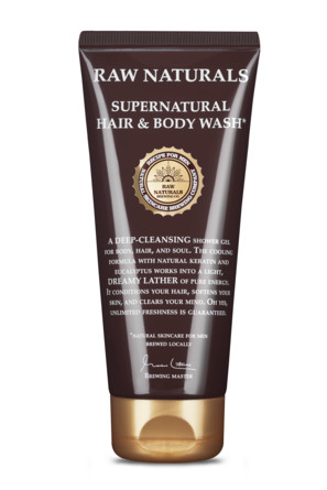Raw Naturals Supernatural 3 in 1 Hair & Body Wash 200 ml