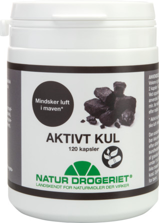Natur Drogeriet Aktivt Kul 120 kaps