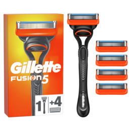 Gillette Fusion5 barberskraber + 4 barberblade