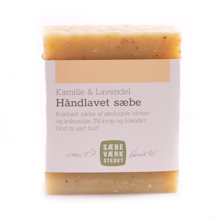 SÆBEVÆRKSTEDET Håndlavet sæbe Kamille & Lavendel 100 g