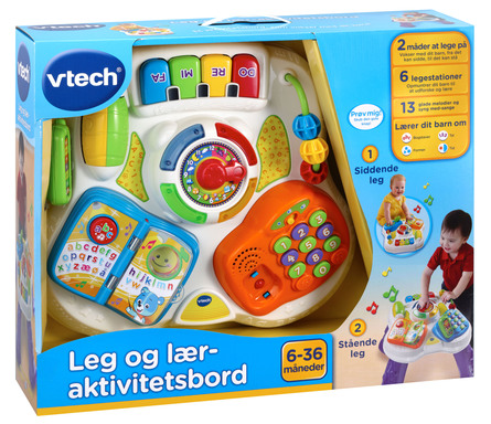 VTech Leg og Lær Aktivitetsbord Med dansk tale