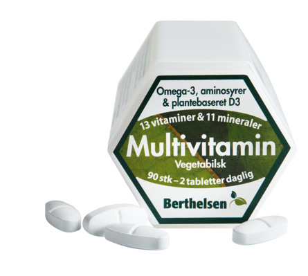 Berthelsen Multivitamin m/Omega-3 90 tabl