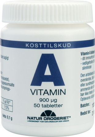 Natur Drogeriet A-vitamin 3000 i.e. 50 tab