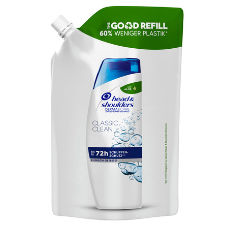 Head & Shoulders Classic Clean Shampoo Refiller 480 ml