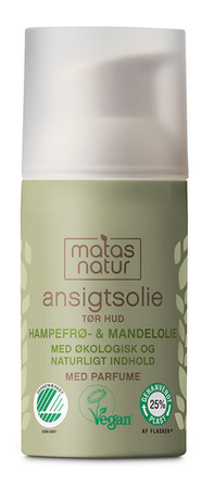 Matas Natur Hampefrø- & Mandelolie Ansigtsolie 30 ml