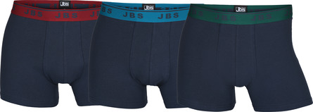 JBS 3-pak tights navy m/farvet elastik M L