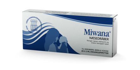 Miwana Næsedråber 20 x 2 ml