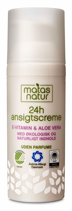 Køb Matas Aloe Vera & E-vitamin 24H Ansigtscreme ml - Matas