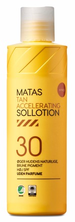 Matas Striber Tan Accelerating Sollotion SPF 30 Uden Parfume 200 ml