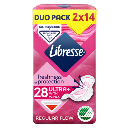 Libresse Ultra Normal Wing Duo Pack 28 stk