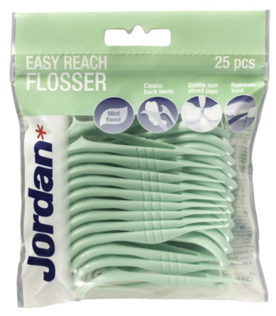 Jordan Tandtråd/Tandstik EasyReachFloss 25 stk