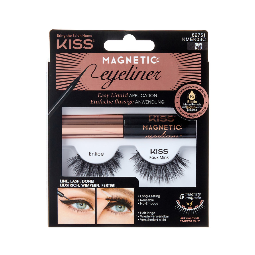 strimmel Portico Ældre borgere Køb Kiss Magnetic Eyeliner Kit - Entice - Matas