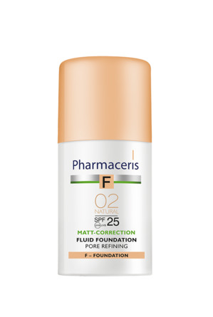 Pharmaceris Matt-Correction Pore Refining Fluid Foundation SPF 25 02 Natural