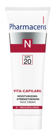 Pharmaceris Vita-Capilaril Moisturizing Strengthening Face Cream SPF 20 50 ml