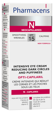 Pharmaceris Opti-Capilaril Intensive Reducing Dark Circles and Puffiness Eye Cream SPF 15 15 ml