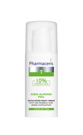 Pharmaceris Sebo-Almond Peel 10% Mandelic Acid Exfoliating Night Cream 50 ml
