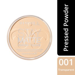 Rimmel Stay Matte Fast Pudder 001 Transparent