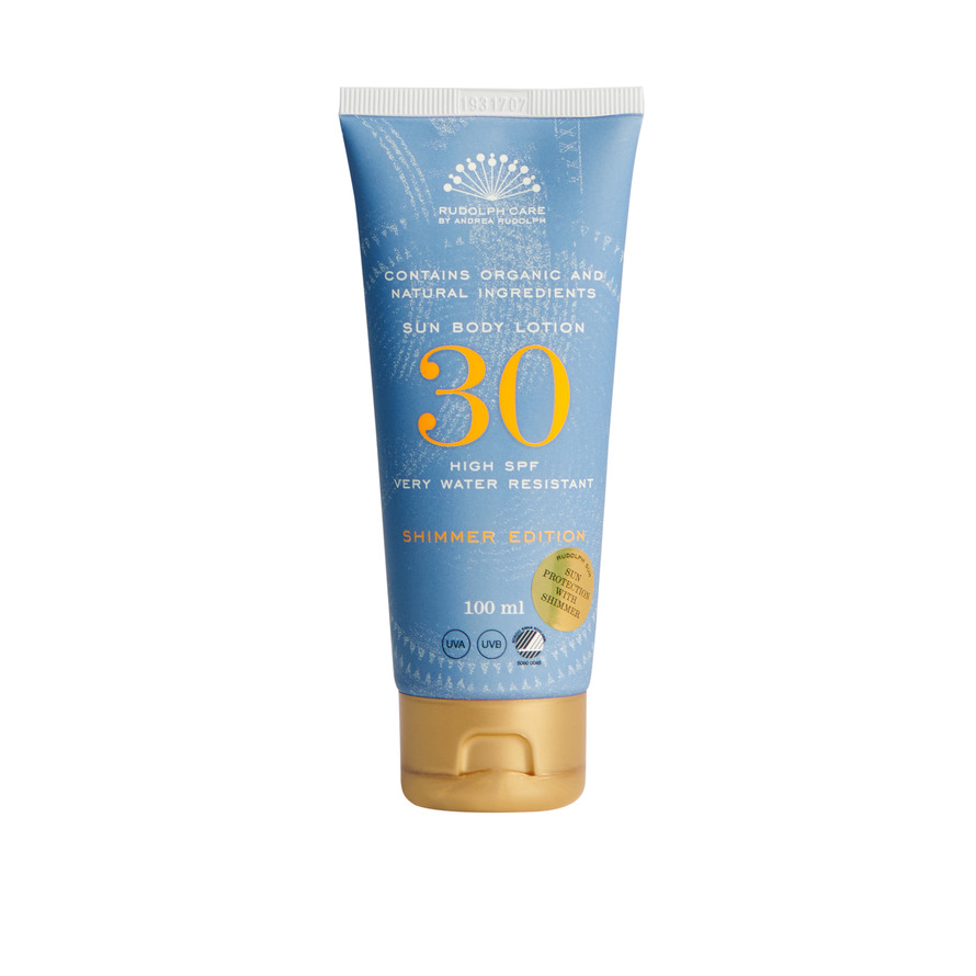 Køb Rudolph Care Sun Body Lotion 30 SPF Shimmer Edition 100 ml -