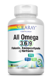 Solaray All Omega 3-6-9 90 kaps.