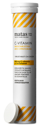 Matas Striber C-vitamin 500 mg 20 brusetabl.