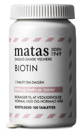 Matas Striber Biotin 5 mg 100 tabl