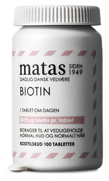 Matas Striber Biotin 5 mg 100 tabl.