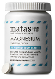 Matas Striber Magnesium 200 mg 100 tabl