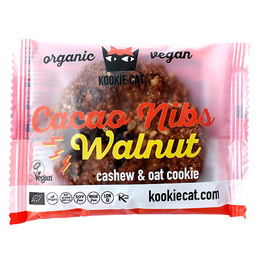 Kookie Cat Cacao nibs Walnut Cookie Ø 50 g