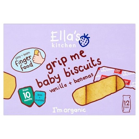Babykiks vanilje & banan Ø 10 mdr Ellas Kitchen 108 g