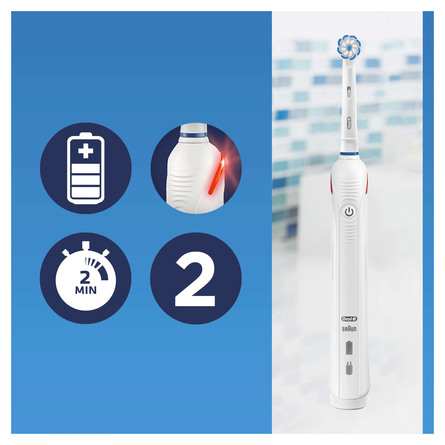 Oral-B Pro 2 El-tandbørste Hvid