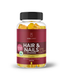 VitaYummy Hair & Nail Lemon 60 stk