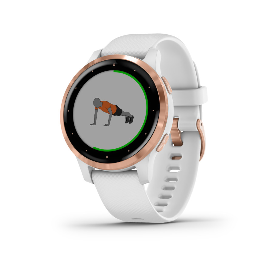 Køb Vivoactive 4S White/Rose fra Garmin - Matas