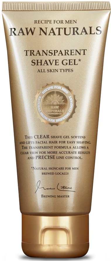 Raw Naturals Transparent Shaving Gel 100 ml